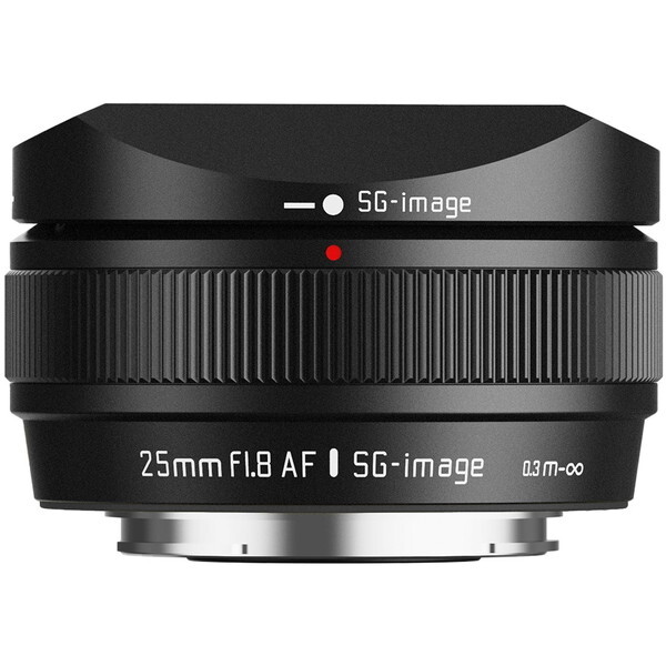 SG-image SG AF25mm F1.8 B X C (B) �u���b�N [�P�œ_�����Y (�x�m�t�C����X�}�E���g)]