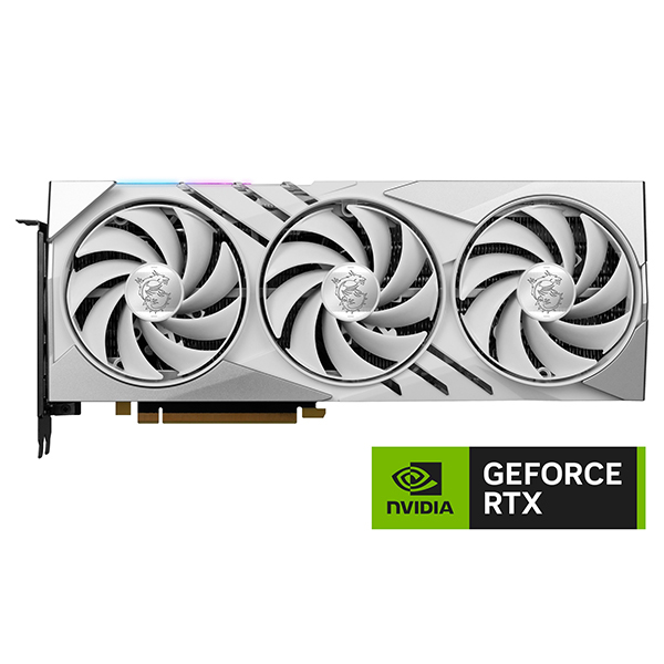 グラフィックボード・グラボ・ビデオカード MSI RTX4070Ti GAMING X SLIM WHITE 薄型/軽量/静音化したMSIの「GeForce RTX 4070 Ti GAMING X SLIM