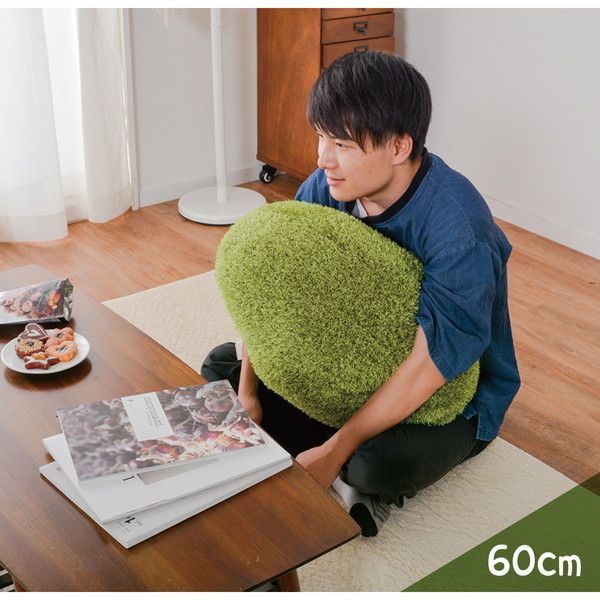 萩原 リアル 芝生風 生地 もちもちクッション シーヴァ Mサイズ 幅60cm