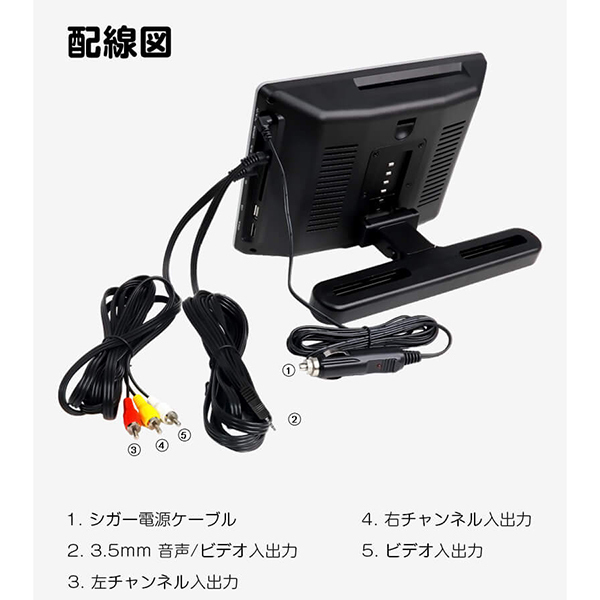Eonon L0327J [10.1インチ DVD内蔵リアモニター] | 激安の新品・型落ち