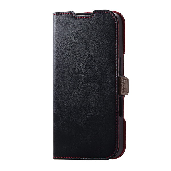 ELECOM PM-A24APLFYBK �u���b�N [iPhone16 �\�t�g���U�[�P�[�X ���Εt]