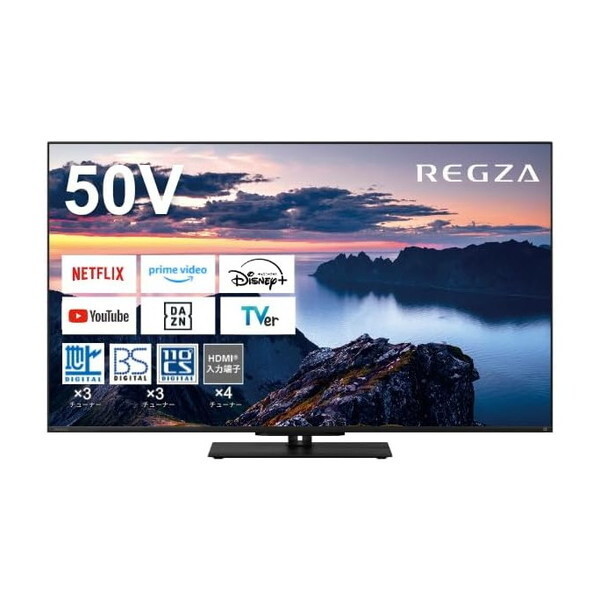 50インチ 4K 液晶テレビ Amazon | [チューナーレスTV] Android TV 50V型 50インチ 4K