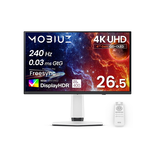BENQ EX271UZ MOBIUZ [26.5型 4K QD-OLED モニター] | 激安の新品・型