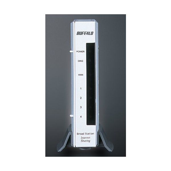 BUFFALO 有線ルータ BBR-4MG  BroadStation エントリーモデル Amazon | BUFFALO 有線ルータ BBR-4MG BroadStation エントリー
