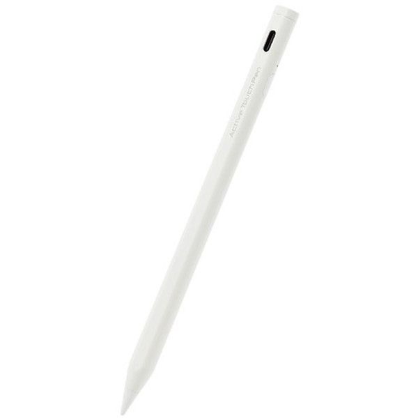 ELECOM P-TPACSTAP02WH ホワイト タッチペン 充電式 スタイラスペン