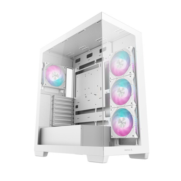 DEEPCOOL R-CG580-WHADA4-G-1 ホワイト [ミドルタワー型PCケース