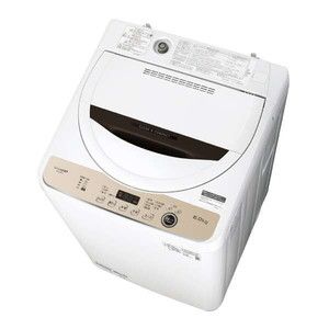 SHARP ES-GE6G-T ブラウン系 [全自動洗濯機 (6.0kg)] | 激安の新品・型