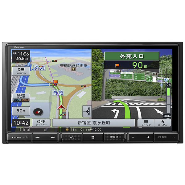 PIONEER AVIC-RZ111 楽ナビ [7V型 AV一体型メモリー
