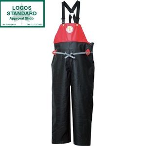 LOGOS ハイパーマリンエクセルプロ オーバーオールブラックL No