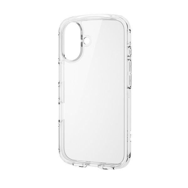ELECOM PM-A24ATSLACR �N���A [iPhone16 TOUGH SLIM LITE �n�C�u���b�h�P�[�X]
