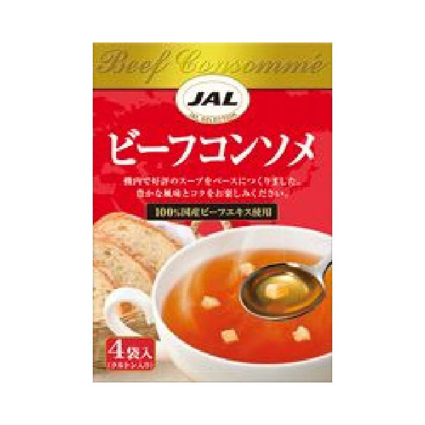 JALスープ　4袋　通販　×5　激安の新品・型落ち・アウトレット　PREMOA　(旧　家電　XPRICE　エクスプライス　プレモア)　明治　ビーフコンソメ