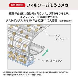 ひじがみ　71/2 MITSUBISHI MSZ-ZXV7124S-W ピュアホワイト 霧ヶ峰 Zシリーズ
