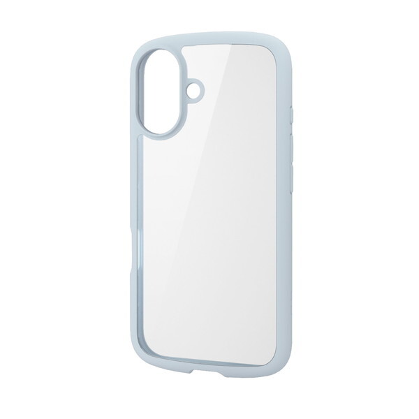 ELECOM PM-A24ATSLFCBU ���C�g�u���[ [iPhone16 TOUGH SLIM LITE �n�C�u���b�h�P�[�X]