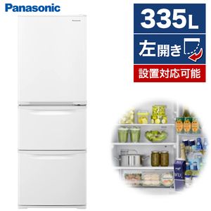 4パナソニック 3ドア冷凍冷蔵庫 NR-C343CL-W 2021年製 パナソニック NR-C343CL 価格比較 - 価格.com