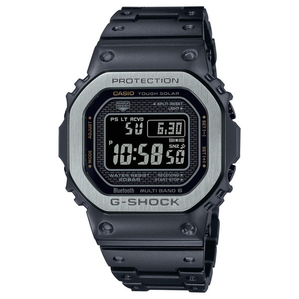 美品 箱説付 G-SHOCK GMW-B5000GD 電波ソーラー ブラック G-SHOCK 豪華おまけ有 Gショック 電波ソーラー メンズ デジタル