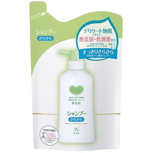 牛乳石鹸 カウブランド 無添加シャンプー さらさらタイプ 詰替用 380ml