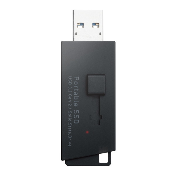 ELECOM ESD-EHL0250GBK ブラック [SSD 外付け 250GB USB3.2 Gen2