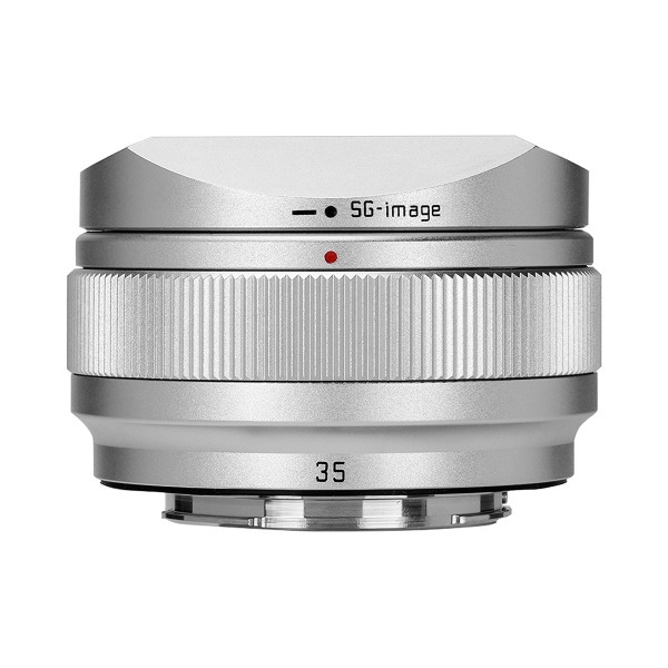 SG-image SG AF35mm F2.2 E (SV) �V���o�[ [�P�œ_�����Y (�\�j�[E�}�E���g)]