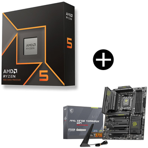 AMD Ryzen 7 9800X3D CPU + MSI MAG X670E TOMAHAWK WIFI ATX