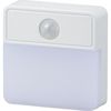 オーム電機 NIT-ALA6JSQ-WL 薄型LEDナイトライト 明暗人感センサー式 電球色