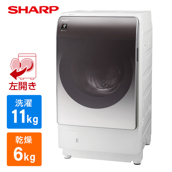 分解洗浄 sharp ドラム式洗濯乾燥機11 6 kg 2018年 - 洗濯機