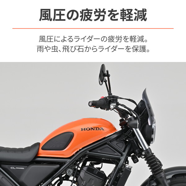 ホンダCL250用純正オプションパーツ ヘッドライトバイザー