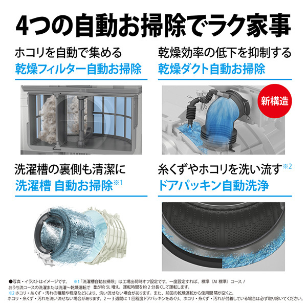 SHARP ES-X11B-SR クリスタルシルバー [ドラム式洗濯乾燥機(洗濯11.0kg