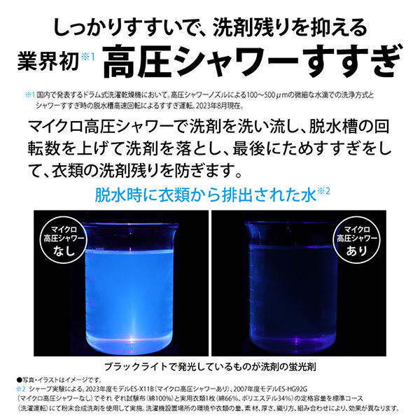 SHARP ES-X11B-TL リッチブラウン [ドラム式洗濯乾燥機(洗濯11.0kg