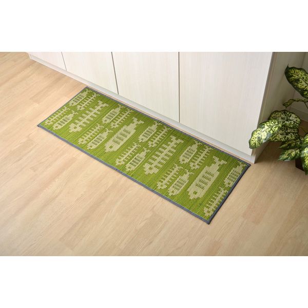 �C�P�q�R�E�R�[�|���[�V���� 1081100125205 �L�b�`���}�b�g ����ɂ������H ���Y���� �V���v�� �������� �O���[�� 43×240cm