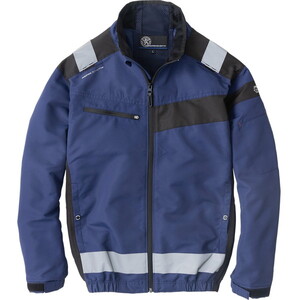 コーコス AE-5561 ネイビー XL エコ・ボルトクール [空調ウェア セーフティー長袖ブルゾン]