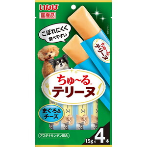 いなばペットフード ちゅ～るテリーヌ まぐろ&チーズ 15g×4本