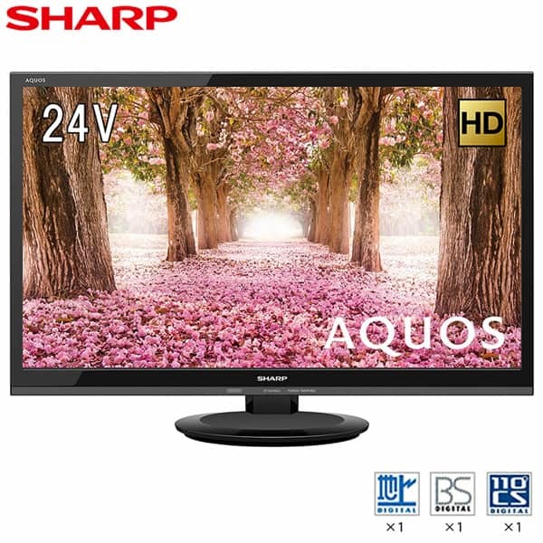 SHARP 2T-C24AC2 ブラック [24V型 地上・BS・110度CSデジタル液晶