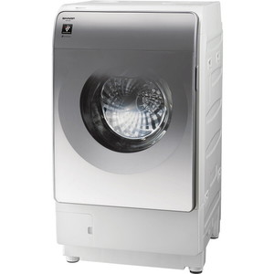 アウトレット】SHARP ES-X12C-SR クリスタルシルバー [ドラム式洗濯