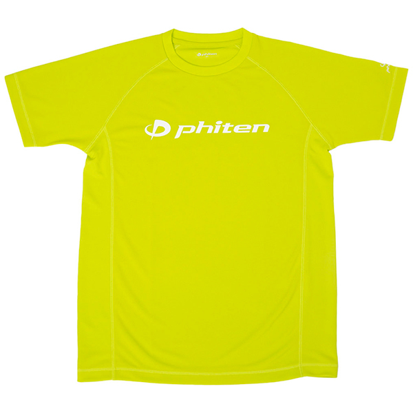 phiten RAKUシャツSPORTS 半袖 ロゴ入り Tシャツ ライム×ロゴ白 O JG357006 激安の新品・型落ち・アウトレット 家電  通販 XPRICE エクスプライス (旧 PREMOA プレモア)
