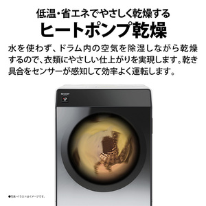 【今週末限定値下げ】SHARP ドラム式洗濯乾燥機 ES-G11B-SL 左開き ES-G11B | 洗濯機：シャープ