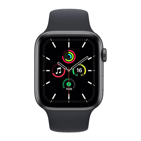 APPLE MKQ63J/A ミッドナイトスポーツバンド Apple Watch SE GPSモデル