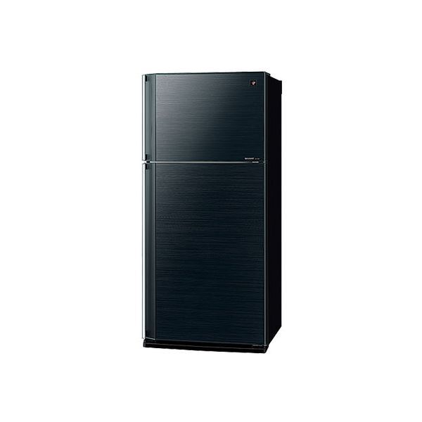 アウトレット】【リユース】 SHARP SJ-55W-B ブラック [冷蔵庫 (545L 