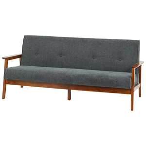 不二貿易 34207 バイキャストPUソファー フレンズDBR 3P 846 | 激安の