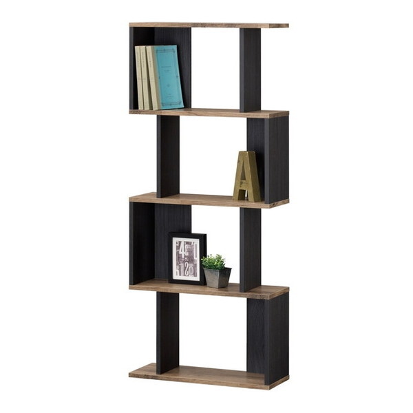 【新品未使用】ジグザグラック 幅59.6 高さ107.2 奥行23.4cm 楽天市場】オープンラック 4段 本棚 ジグザグラック 幅59cm