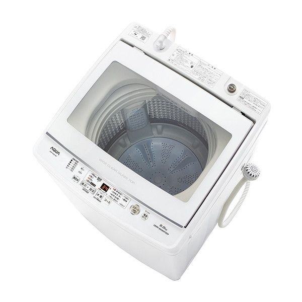 AQUA AQW-GV90J ホワイト [簡易乾燥機能付き洗濯乾燥機 (9.0kg 