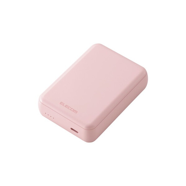 ELECOM DE-C49-10000PN oCobe[ 10000mAh e y ^ 15W o(USB Type-C×1) C-CP[ut [d sN