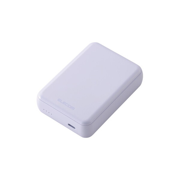 ELECOM DE-C49-10000PU oCobe[ 10000mAh e y ^ 15W o(USB Type-C×1) C-CP[ut [d p[v