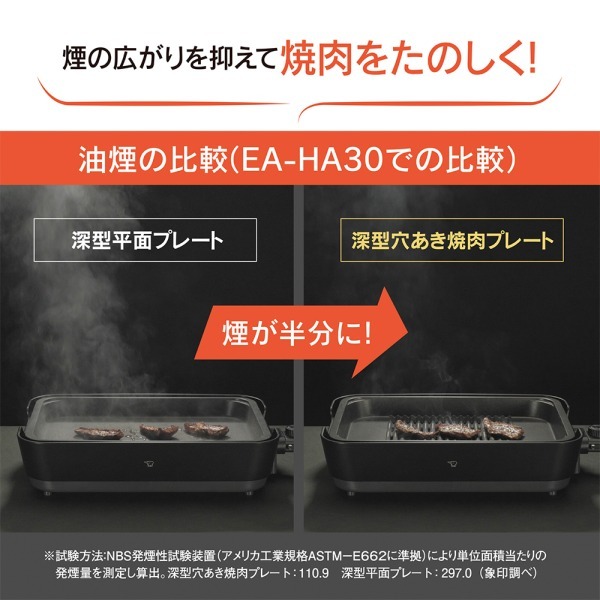 象印 ホットプレート やきやきEA-HA30-HZ 新品未使用 焼肉 たこ焼き 楽天市場】象印 ホットプレート やきやき ワイド48cm プレート3枚付属