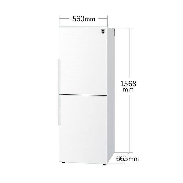 SHARP SJ-PD28P-W アコールホワイト [冷蔵庫 (280L・右開き)] | 激安の