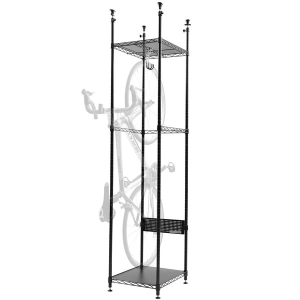 DDS630-BK バイシクルハンガー2 ブラック DOPPELGANGER [自転車保管用ラック] 【日時指定不可】 メーカー直送 DOPPELGANGER DDS630-BK バイシクルハンガー2 ブラック [自転車保管用