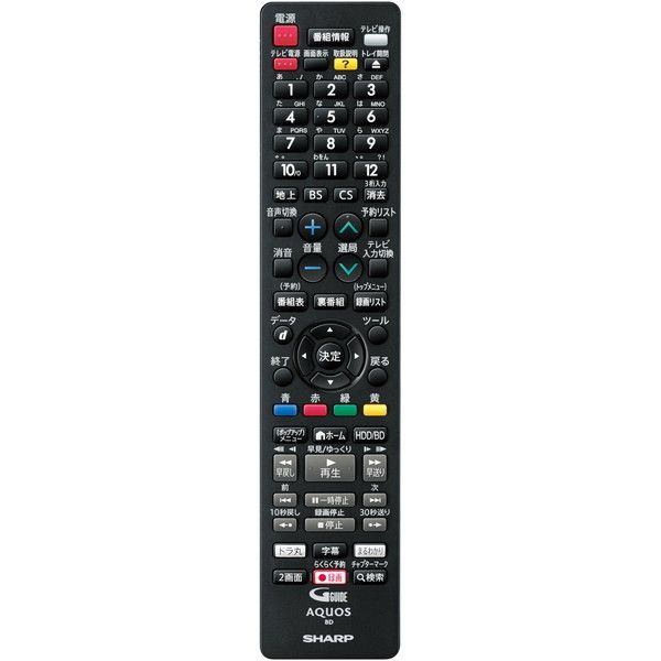 SHARP 2B-C10DT1 AQUOS [ブルーレイレコーダー(1TB・3番組同時