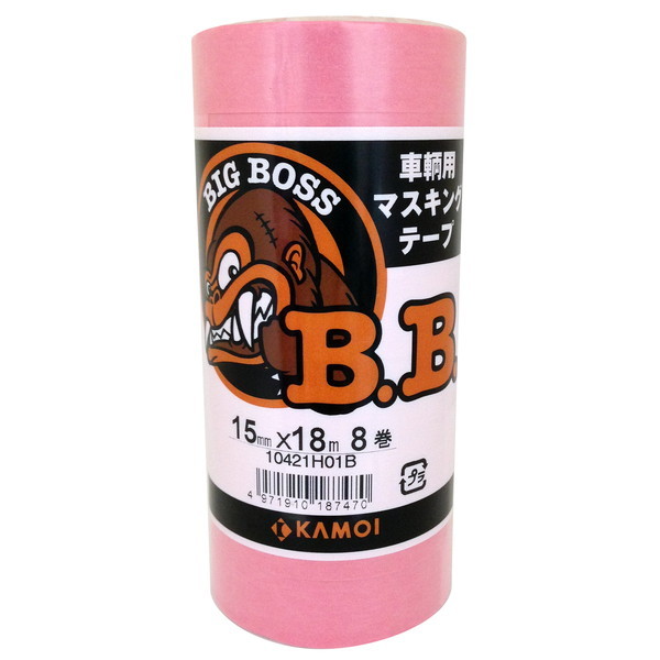 J BIG BOSS ԗhp}XLOe[v 8pbN 15mm×18m