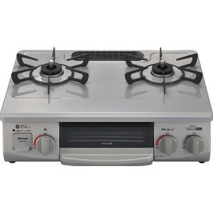 Rinnai - ガスコンロ2口プロパンガス用 Rinnai RTS-336-2FTS(SL)-L リンナイ テーブルコンロ RTS-336-2FTS(SL)-L-LPG 2口コンロ