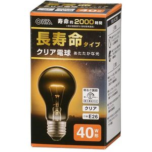 （まとめ） ELPA ミニクリプトン球 電球 40W形 E17 クリア GKP-L36H（C） 〔×30セット〕 まとめ） ELPA ミニクリプトン球 電球 40W形 E17 クリア GKP-H36H（C