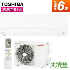 引き取り TOSHIBA ルームエアコン RAS-G221P 本体 2021年製 東芝 RAS